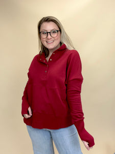 Mulberry Sweatshirt Red - S,M,L