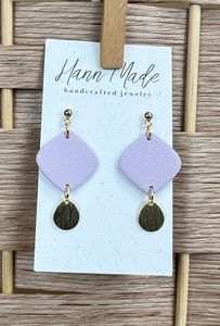 So Simple Lilac Earrings
