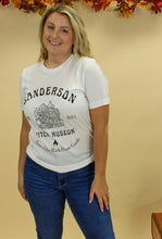 Load image into Gallery viewer, Model is wearing a Sanderson SIsters inspired tee. 
